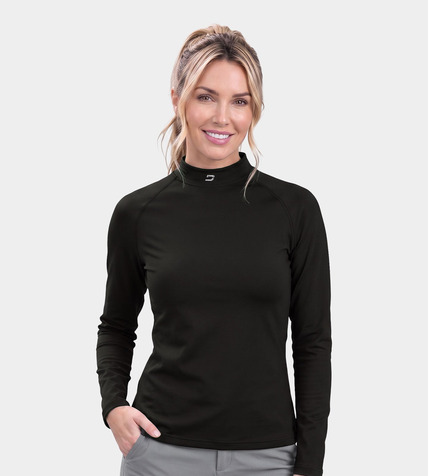 LADIES-CREW-BASELAYER-BLACK-FRONT